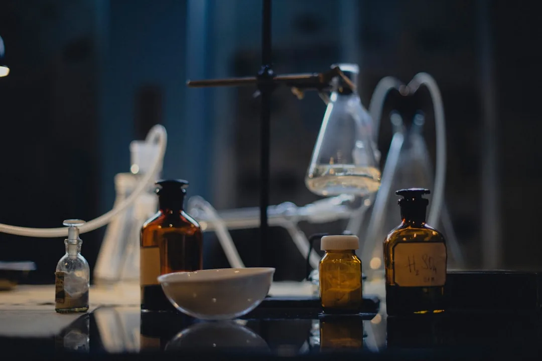 Laboratory equipment for chemistry research and analysis