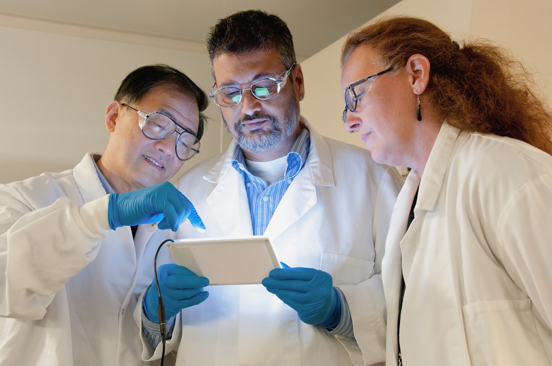 Cross-functional team reviewing data during an IND-enabling program